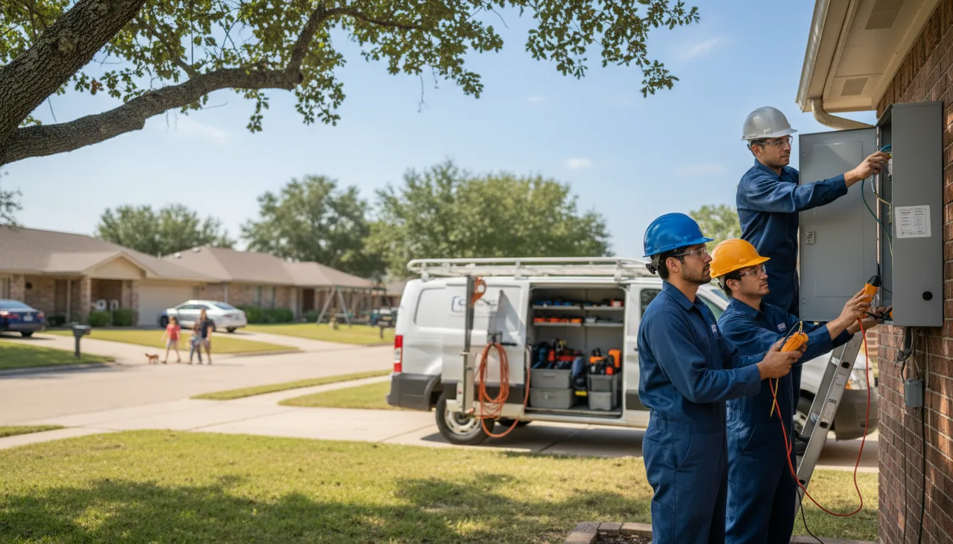 Certified electrician providing emergency electrical services in Excel, AL